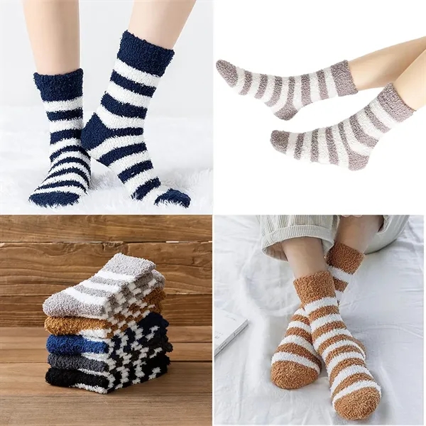 Fuzzy Fluffy Cozy Slipper Socks