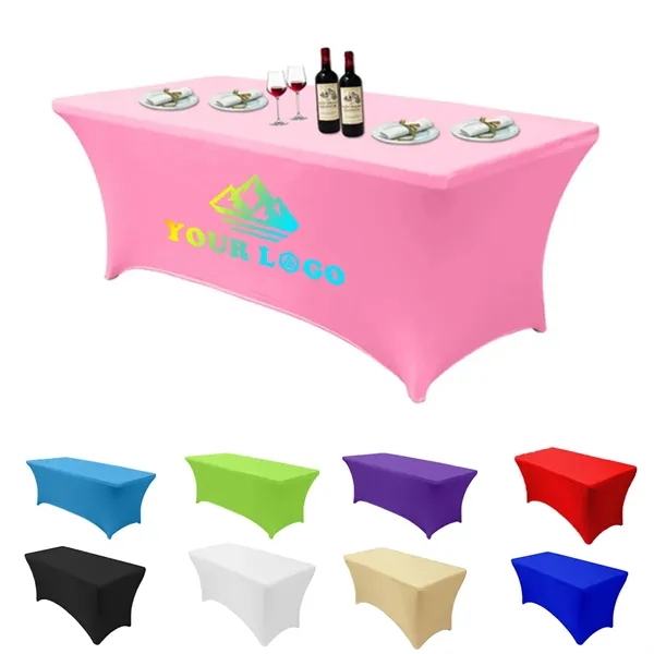 6ft Stretch Fitted Table Cover - 6ft Stretch Fitted Table Cover - Image 0 of 1