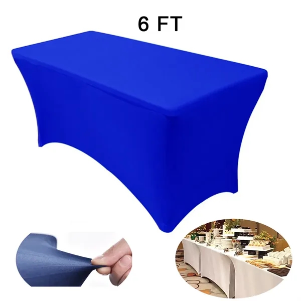 6ft Stretch Fitted Table Cover - 6ft Stretch Fitted Table Cover - Image 1 of 1