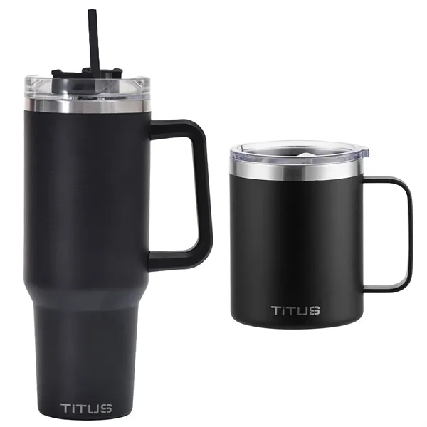 TiTUS® Insulated Mug & 40 oz Travel Tumbler Gift Set - TiTUS® Insulated Mug & 40 oz Travel Tumbler Gift Set - Image 1 of 2