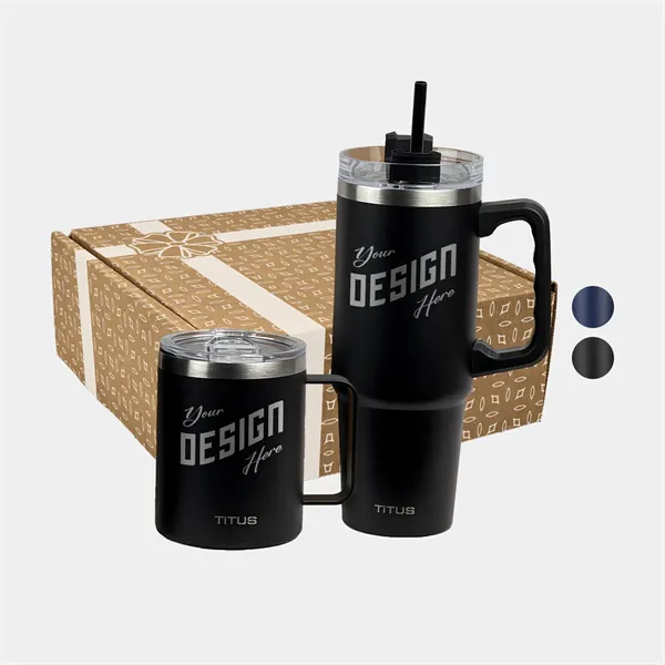 TiTUS® Insulated Mug & 40 oz Travel Tumbler Gift Set - TiTUS® Insulated Mug & 40 oz Travel Tumbler Gift Set - Image 0 of 2