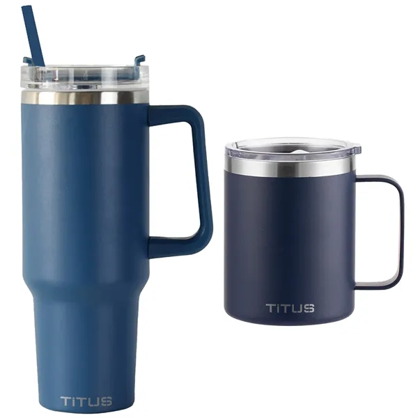 TiTUS® Insulated Mug & 40 oz Travel Tumbler Gift Set - TiTUS® Insulated Mug & 40 oz Travel Tumbler Gift Set - Image 2 of 2