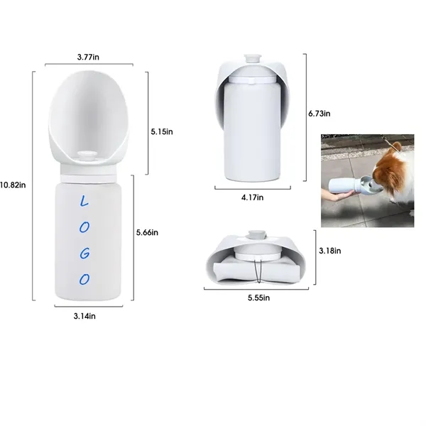 Portable Pet Collapsible Water Bottle - Portable Pet Collapsible Water Bottle - Image 0 of 1