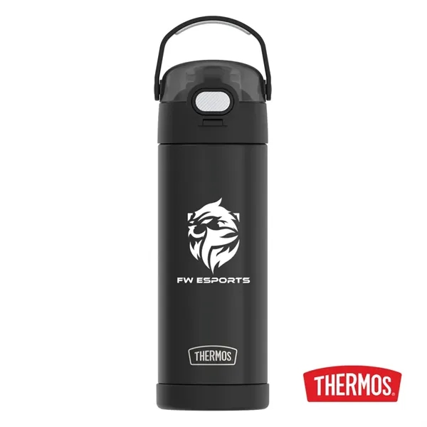 Thermos® FUNtainer™ SS Bottle W/ Lock Lid - 16oz - Thermos® FUNtainer™ SS Bottle W/ Lock Lid - 16oz - Image 8 of 13