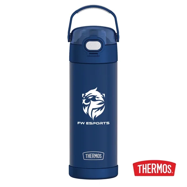 Thermos® FUNtainer™ SS Bottle W/ Lock Lid - 16oz - Thermos® FUNtainer™ SS Bottle W/ Lock Lid - 16oz - Image 12 of 13