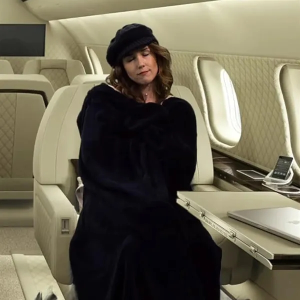 Soft Plush Pillow Car Plane Travel Blanket - Soft Plush Pillow Car Plane Travel Blanket - Image 5 of 5