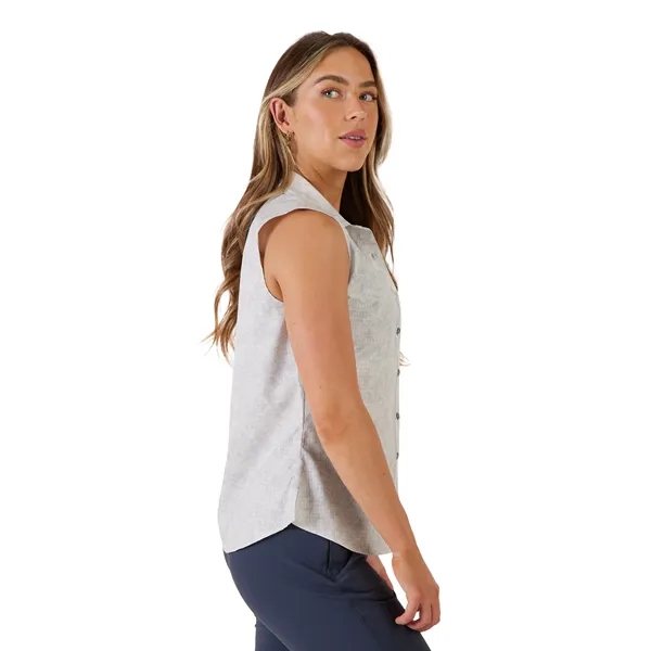 Women's Enthusiast Sleeveless Woven Shirt - Women's Enthusiast Sleeveless Woven Shirt - Image 1 of 5