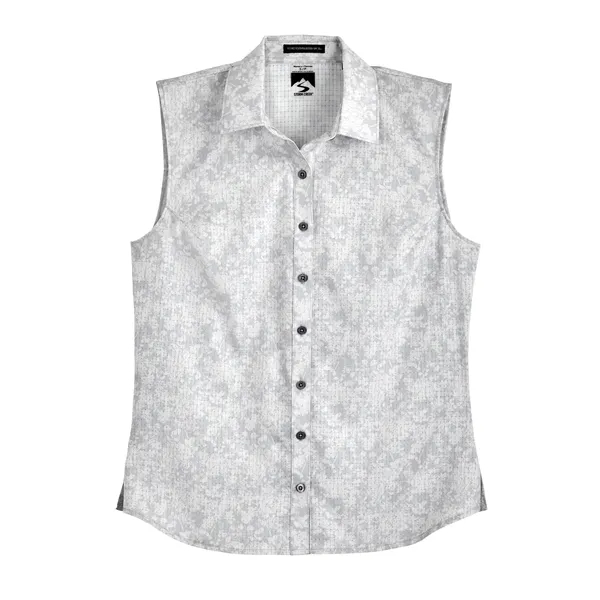 Women's Enthusiast Sleeveless Woven Shirt - Women's Enthusiast Sleeveless Woven Shirt - Image 3 of 5