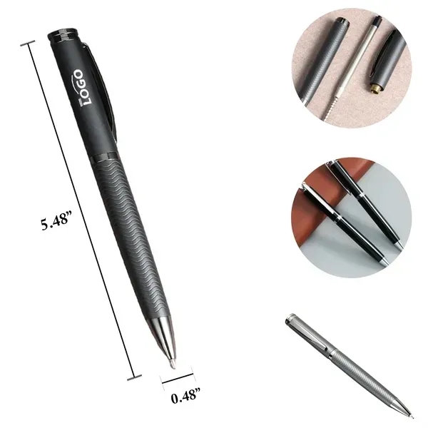 Metal Retractable Ballpoint Pen - Metal Retractable Ballpoint Pen - Image 0 of 2