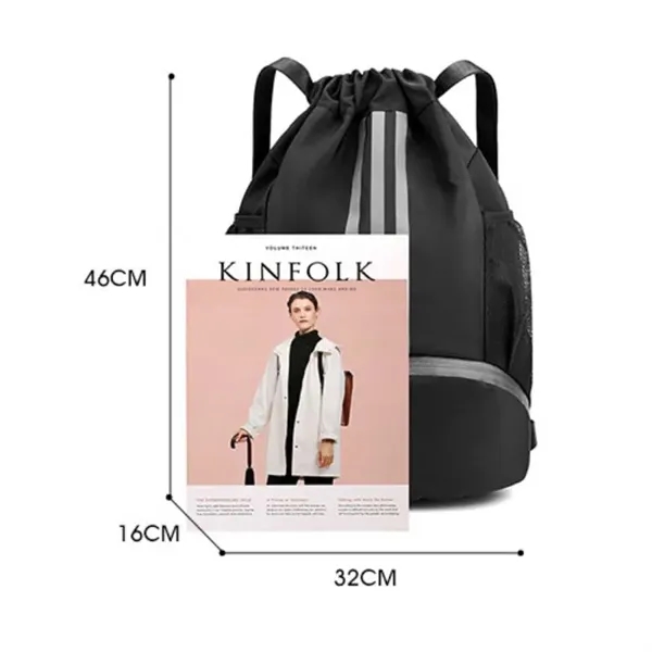 Pull String Sport Bag for Soccer and Basketball - Pull String Sport Bag for Soccer and Basketball - Image 1 of 4