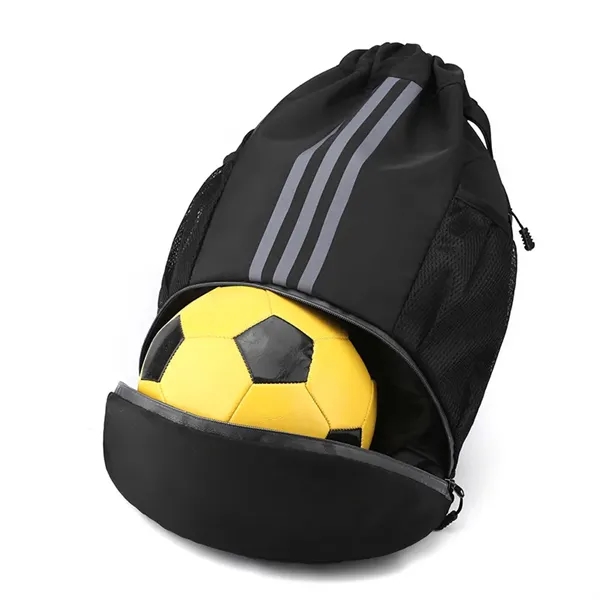 Pull String Sport Bag for Soccer and Basketball - Pull String Sport Bag for Soccer and Basketball - Image 2 of 4