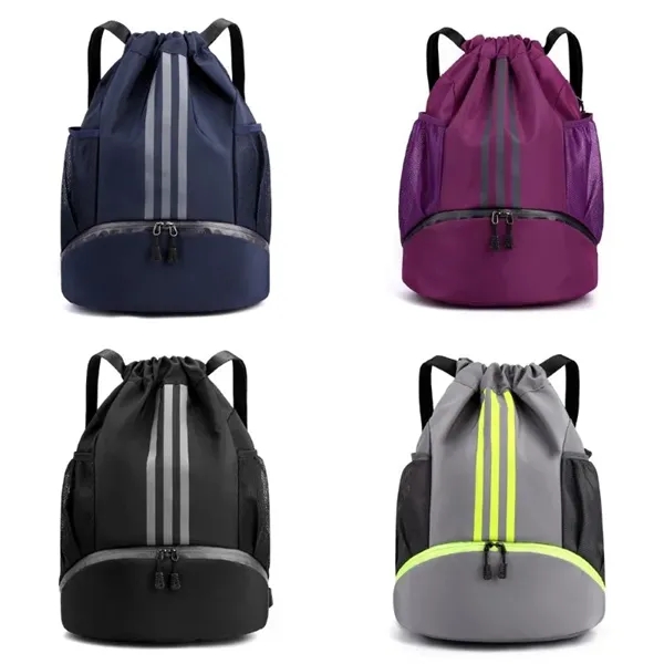 Pull String Sport Bag for Soccer and Basketball - Pull String Sport Bag for Soccer and Basketball - Image 3 of 4