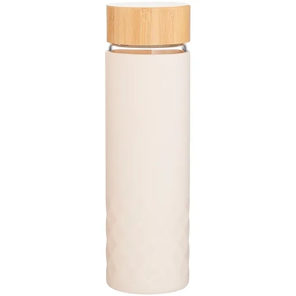 18 oz h2go Dawn Single Wall Glass Bottle w/Silicone Sleeve - 18 oz h2go Dawn Single Wall Glass Bottle w/Silicone Sleeve - Image 16 of 21