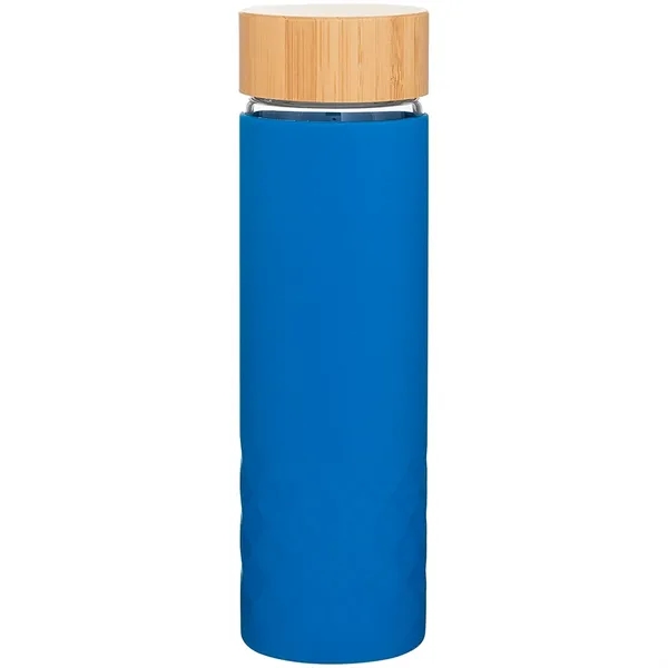 18 oz h2go Dawn Single Wall Glass Bottle w/Silicone Sleeve - 18 oz h2go Dawn Single Wall Glass Bottle w/Silicone Sleeve - Image 17 of 21