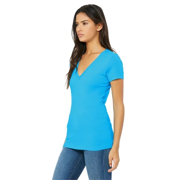 Bella + Canvas Ladies' Jersey Short-Sleeve Deep V-Neck T-... - Bella + Canvas Ladies' Jersey Short-Sleeve Deep V-Neck T-... - Image 70 of 88