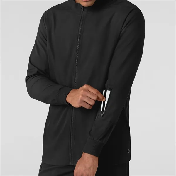 Wink Boundless Men's Warm Up Scrub Jacket - Wink Boundless Men's Warm Up Scrub Jacket - Image 4 of 12