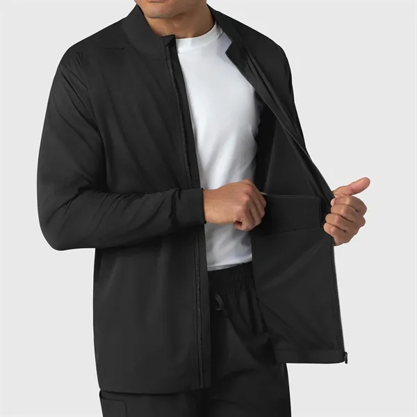 Wink Boundless Men's Warm Up Scrub Jacket - Wink Boundless Men's Warm Up Scrub Jacket - Image 5 of 12