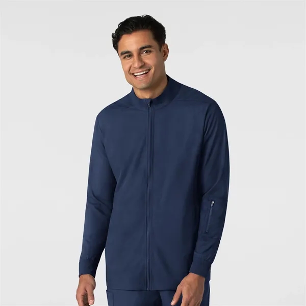 Wink Boundless Men's Warm Up Scrub Jacket - Wink Boundless Men's Warm Up Scrub Jacket - Image 8 of 12