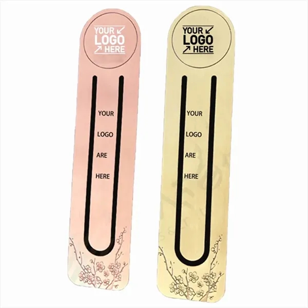 Custom Paper Clip Brass Bookmark - Custom Paper Clip Brass Bookmark - Image 0 of 5