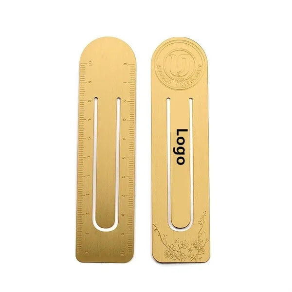 Custom Paper Clip Brass Bookmark - Custom Paper Clip Brass Bookmark - Image 1 of 5