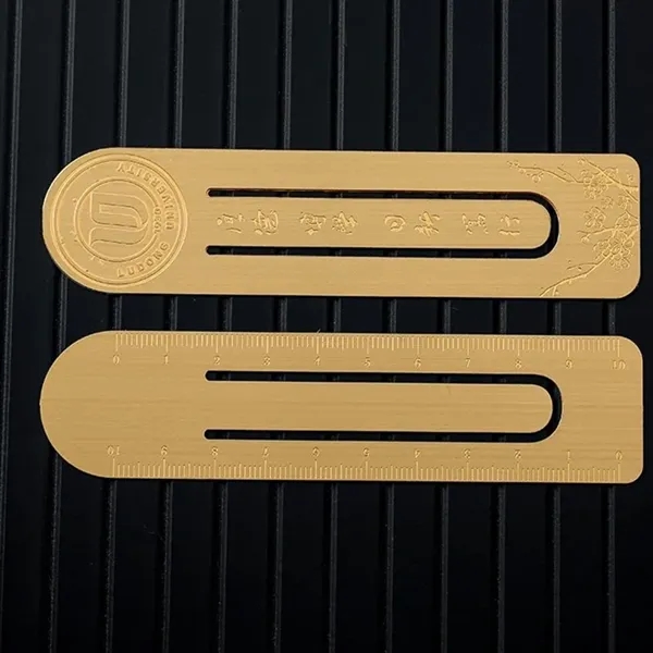 Custom Paper Clip Brass Bookmark - Custom Paper Clip Brass Bookmark - Image 5 of 5