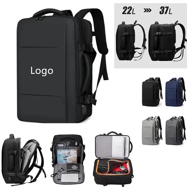 Travel Laptop Backpack 37L Luggage Bag - Travel Laptop Backpack 37L Luggage Bag - Image 0 of 5