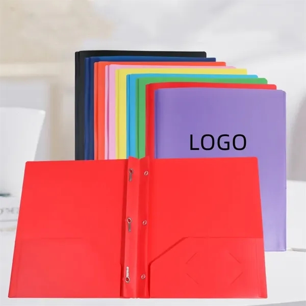 Plastic Folders with Pockets - Plastic Folders with Pockets - Image 0 of 6