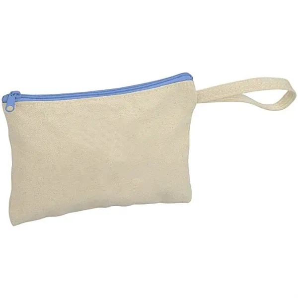 5 x 7.2 Zip Cotton Wristlet - 5 x 7.2 Zip Cotton Wristlet - Image 0 of 13