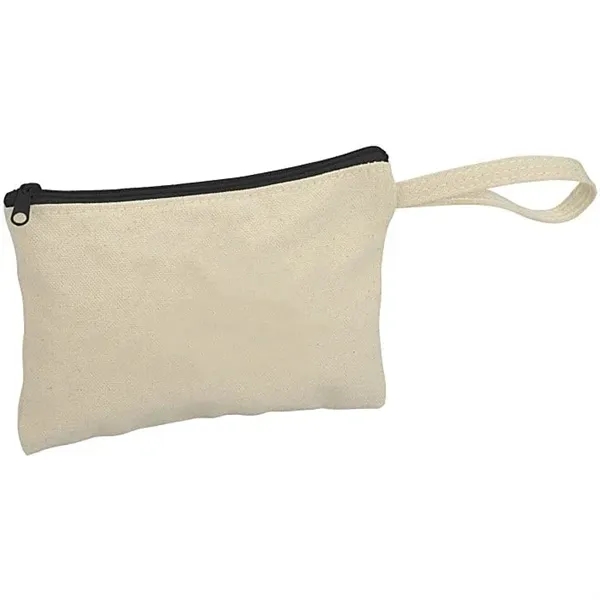 5 x 7.2 Zip Cotton Wristlet - 5 x 7.2 Zip Cotton Wristlet - Image 1 of 13