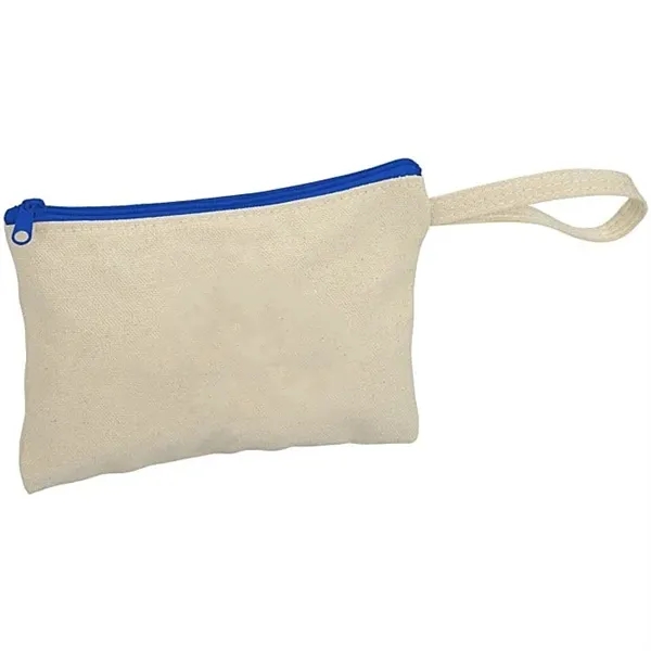 5 x 7.2 Zip Cotton Wristlet - 5 x 7.2 Zip Cotton Wristlet - Image 2 of 13