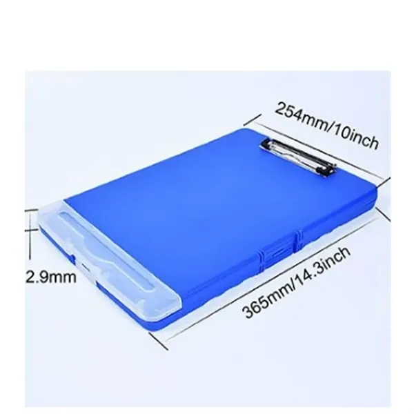 Plastic Clipboard with Storage and Pen Holder - Plastic Clipboard with Storage and Pen Holder - Image 6 of 6