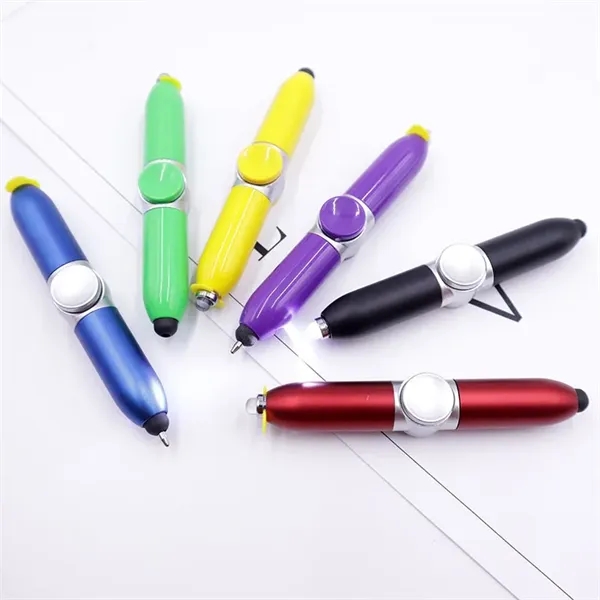 3 In 1 Twist Action Fingertip Gyro Ballpoint Spinner Pen - 3 In 1 Twist Action Fingertip Gyro Ballpoint Spinner Pen - Image 2 of 3