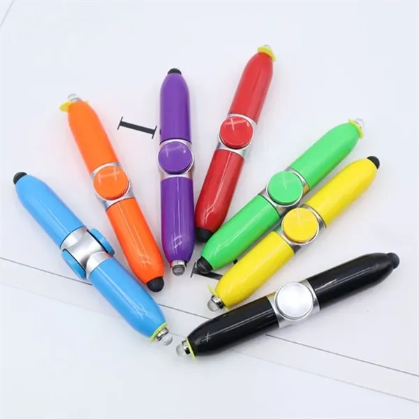 3 In 1 Twist Action Fingertip Gyro Ballpoint Spinner Pen - 3 In 1 Twist Action Fingertip Gyro Ballpoint Spinner Pen - Image 3 of 3