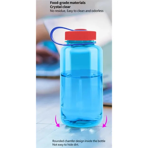 32oz Tritan BPA-Free Water Bottle, Wide Mouth - 32oz Tritan BPA-Free Water Bottle, Wide Mouth - Image 3 of 3