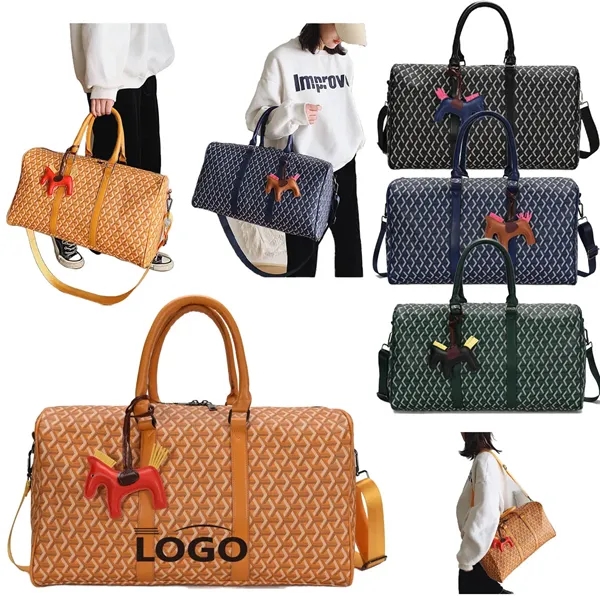 Pu Travel Handheld Large Diagonal Cross Luggage Storage Bag - Pu Travel Handheld Large Diagonal Cross Luggage Storage Bag - Image 0 of 7
