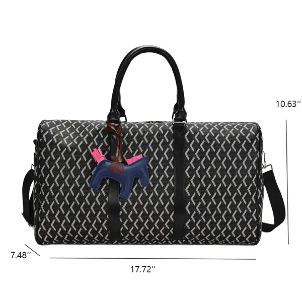 Pu Travel Handheld Large Diagonal Cross Luggage Storage Bag - Pu Travel Handheld Large Diagonal Cross Luggage Storage Bag - Image 1 of 7