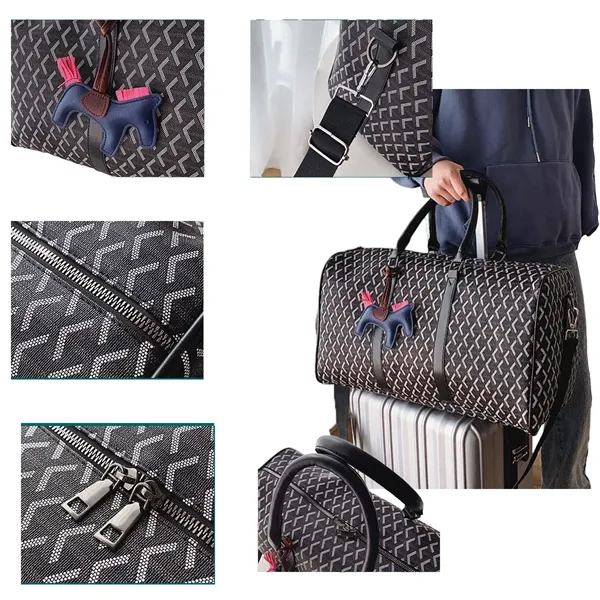 Pu Travel Handheld Large Diagonal Cross Luggage Storage Bag - Pu Travel Handheld Large Diagonal Cross Luggage Storage Bag - Image 3 of 7