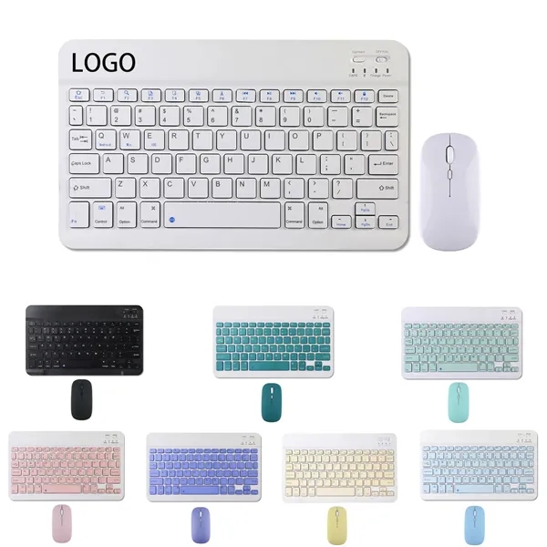 Wireless Bluetooth Keyboard and Mouse - Wireless Bluetooth Keyboard and Mouse - Image 0 of 9