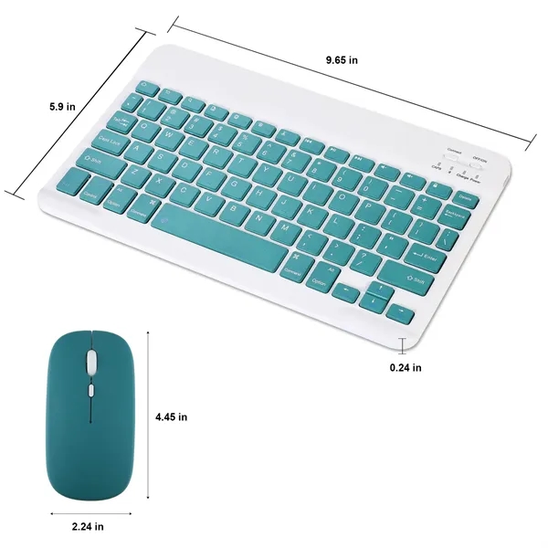 Wireless Bluetooth Keyboard and Mouse - Wireless Bluetooth Keyboard and Mouse - Image 1 of 9