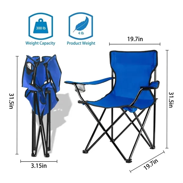 Outdoor Folding Chair with Carrying Bag - Outdoor Folding Chair with Carrying Bag - Image 1 of 2