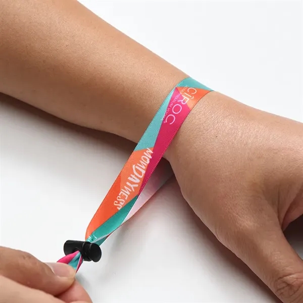 Custom Locking Closure Bracelet Wristbands for Events - Custom Locking Closure Bracelet Wristbands for Events - Image 2 of 5