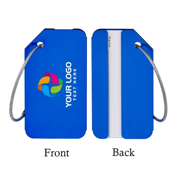 Aluminum Luggage Tag with Name Card - Aluminum Luggage Tag with Name Card - Image 4 of 8