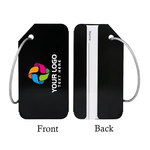 Aluminum Luggage Tag with Name Card - Aluminum Luggage Tag with Name Card - Image 5 of 8