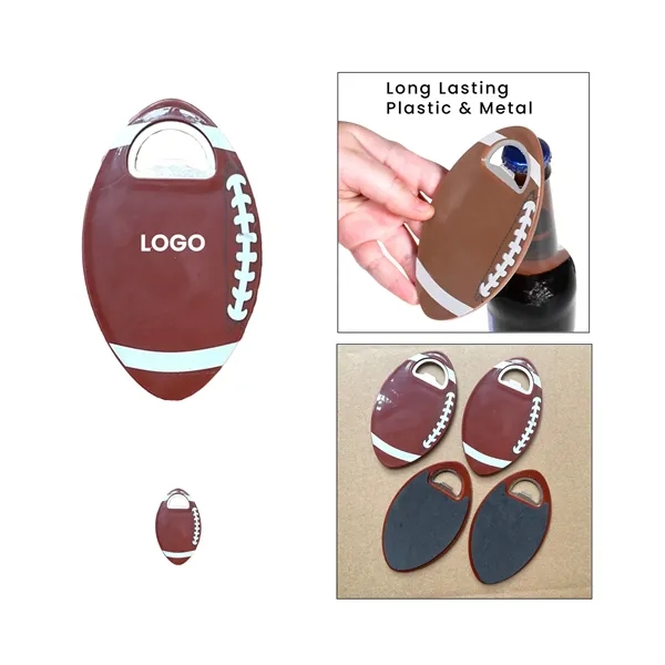American Football Bottle Opener Coaster - American Football Bottle Opener Coaster - Image 0 of 2