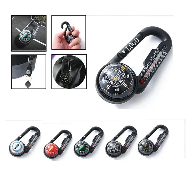 Outdoor Compass Keychain - Outdoor Compass Keychain - Image 0 of 6