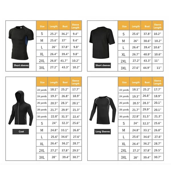 Men'S Fitness Sportswear Tights Suit - Men'S Fitness Sportswear Tights Suit - Image 3 of 9