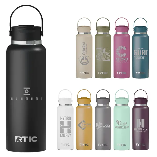 RTIC 40oz Stainless Steel Ceramic-Lined Outback Bottle - RTIC 40oz Stainless Steel Ceramic-Lined Outback Bottle - Image 0 of 21