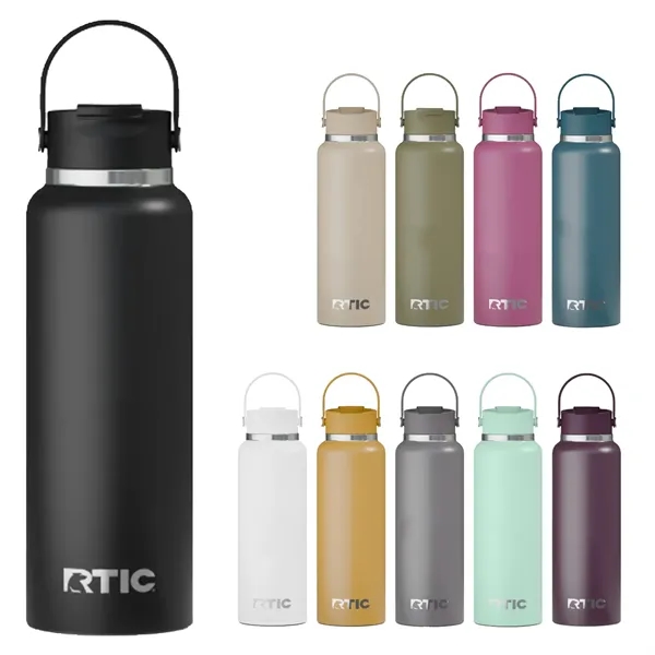 RTIC 40oz Stainless Steel Ceramic-Lined Outback Bottle - RTIC 40oz Stainless Steel Ceramic-Lined Outback Bottle - Image 1 of 21