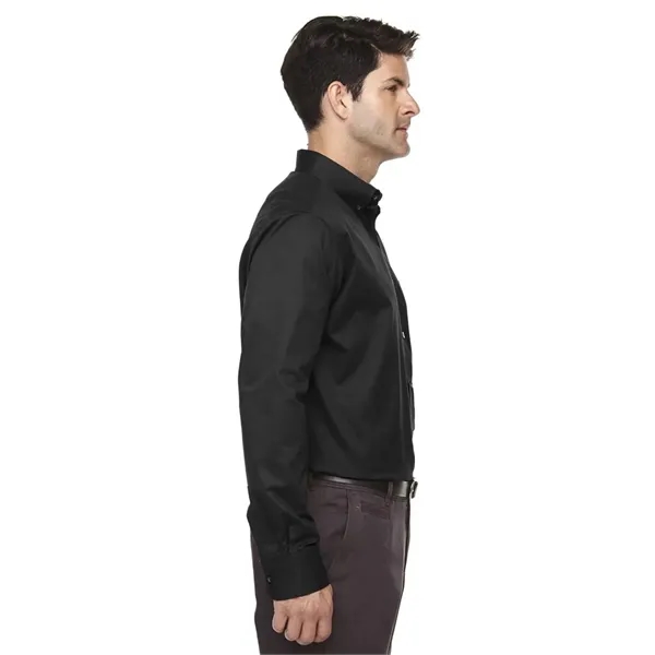 CORE365 Men's Tall Operate Long Sleeve Twill Dress Shirt - CORE365 Men's Tall Operate Long Sleeve Twill Dress Shirt - Image 4 of 9