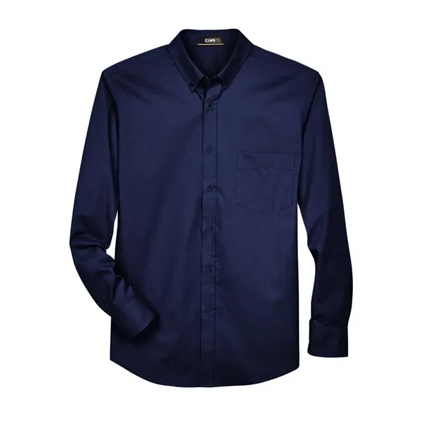 CORE365 Men's Tall Operate Long Sleeve Twill Dress Shirt - CORE365 Men's Tall Operate Long Sleeve Twill Dress Shirt - Image 6 of 9